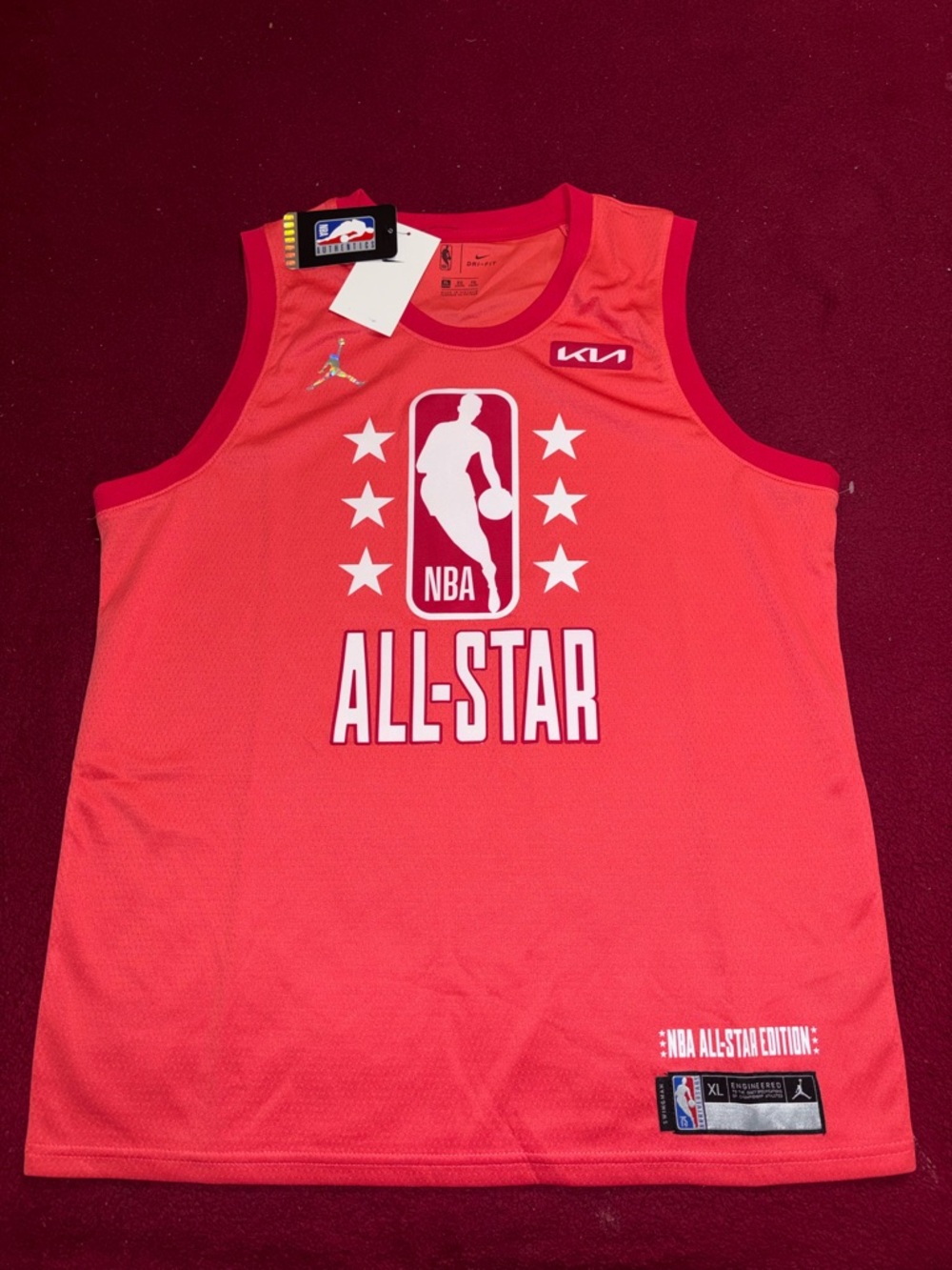 NBA Men's Red All-Star Basketball Jersey